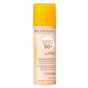 Protetor Solar Facial Bioderma - Photoderm Nude Touch FPS50+ Muito Claro