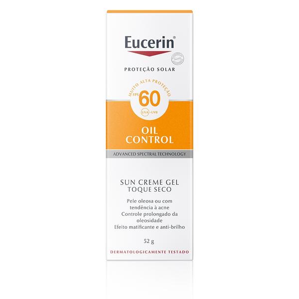 Protetor Solar Facial Eucerin Oil Control Toque Seco FPS 60 52g