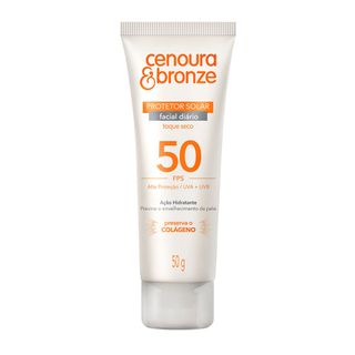Protetor Solar Facial FPS50 Cenoura & Bronze 50g