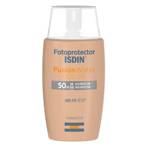 Protetor Solar Facial Isdin - Fotoprotector Fusion Water Color FPS 50+ 50ml