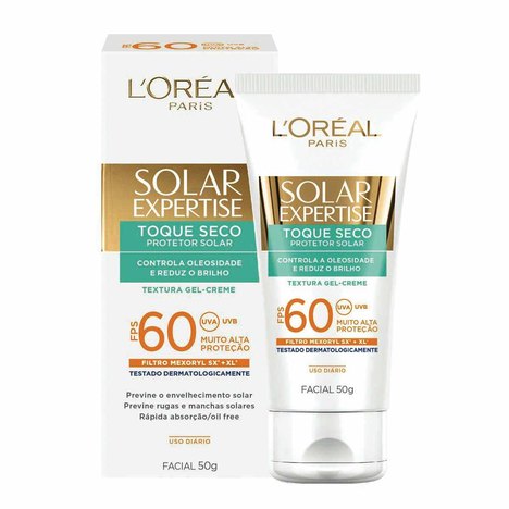 Protetor Solar Facial L'oréal Expertise Toque Seco Fps 60 50G