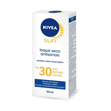 Protetor Solar Facial Nivea Sun Toque Seco Antissinais Fps30 50ml