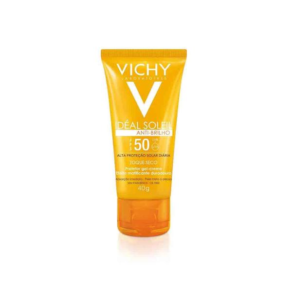 Protetor Solar Facial Vichy Idéal Soleil Antibrilho FPS 30 40g - Vichy Laboratoires
