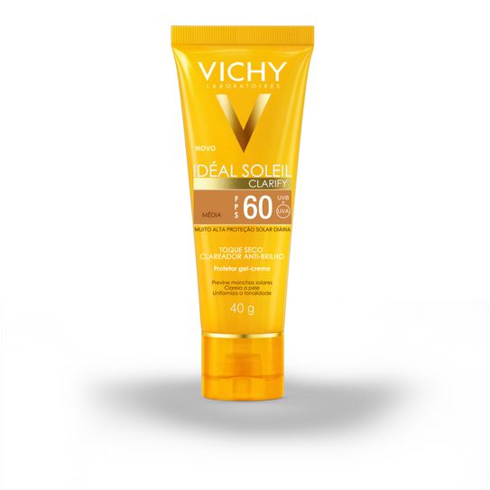 Protetor Solar Facial Vichy Ideal Soleil Clarify Morena Fps60 40g