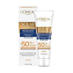 Protetor Solar Fácil L`Oréal Expertise Invisilight FPS 50 - 50g