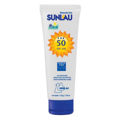 Protetor Solar Fator 50 Sunlau 120 G