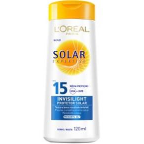 Protetor Solar L`Oréal Expertise Invisilight FPS 15 120ml