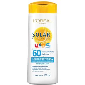 Protetor Solar L`Oréal Expertise Loção Kids Fps 60 120Ml