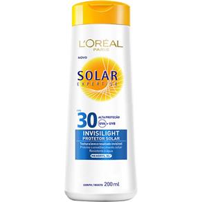 Protetor Solar L`Oréal Paris Expertise Invisilight Fps30 200Ml
