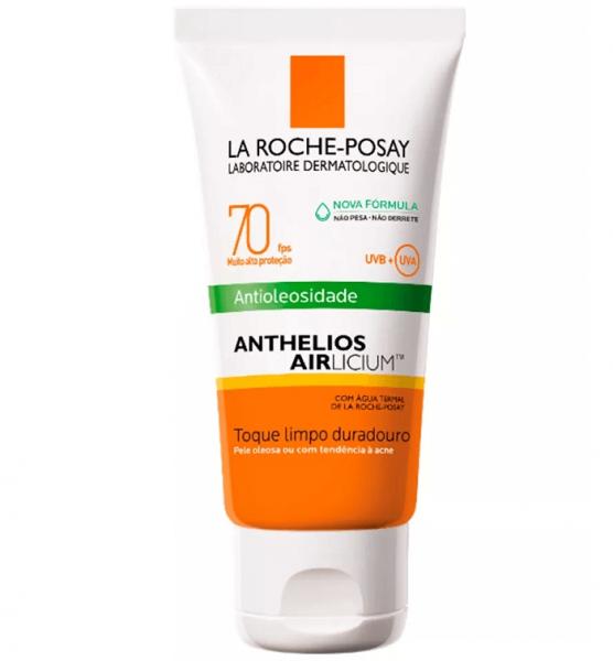 Protetor Solar La Roche-Posay Anthelios Airlicium FPS 70 Antioleosidade