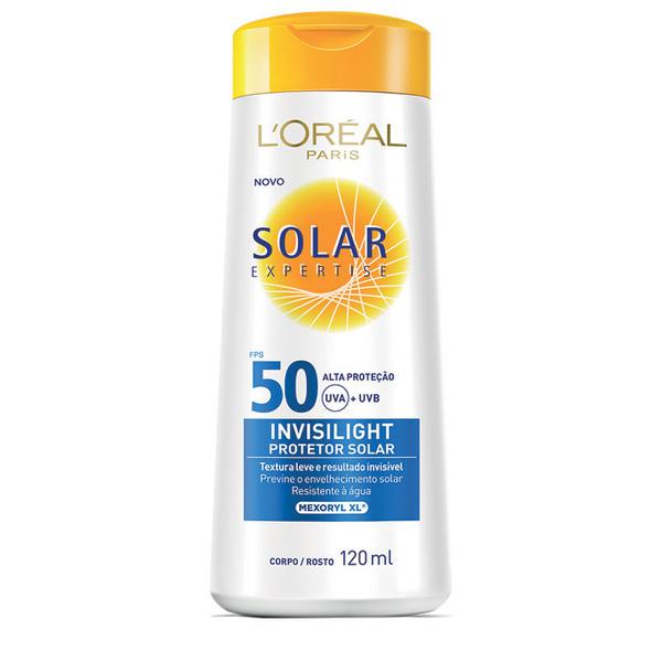 Protetor Solar L'Oréal Expertise Invisilight FPS 50 120ml