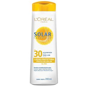 Protetor Solar L'Oréal Expertise Loção FPS 30 - 200ml