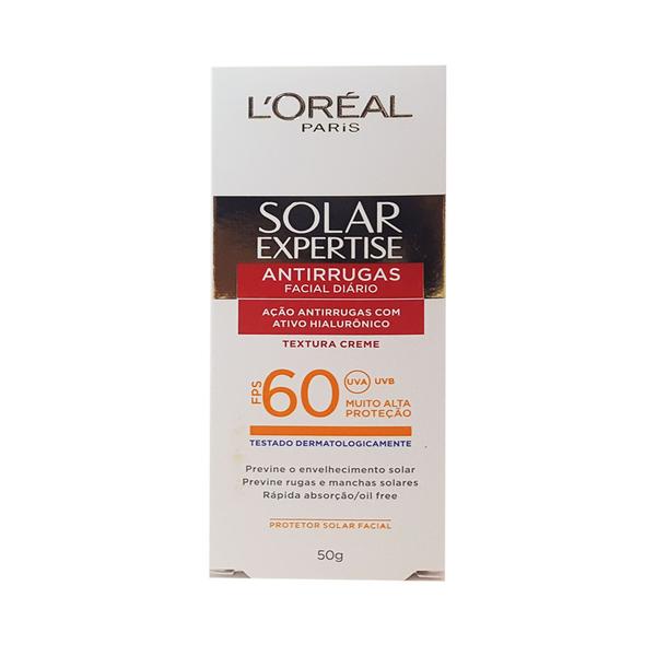 Protetor Solar L'Oreal Paris Expertise Facial Antirrugas - Fps60 50gr - L'Oréal Paris