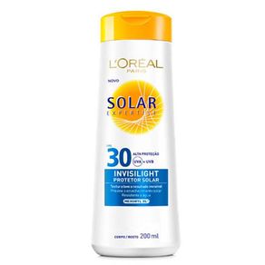 Tudo sobre 'Protetor Solar L'Oréal Paris Invisilight FPS 30 200ml'