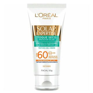 Protetor Solar L'Oréal Paris Solar Expertise Facial Toque Seco FPS 60 50g