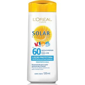 Protetor Solar L'Oréal Paris Solar Expertise Kids FPS 60 120ml
