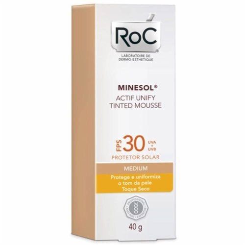 Tudo sobre 'Protetor Solar Minesol Actif Unify Tinted Mousse Medium Fps 30 40g'