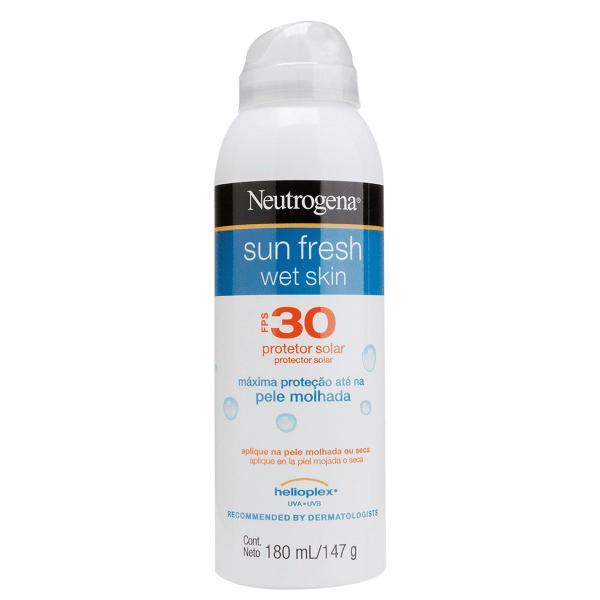 Protetor Solar Neutrogena Aerosol Sun Fresh Wet Skin FPS 30 - 180ml