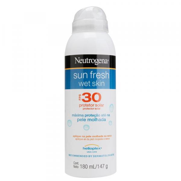 Protetor Solar Neutrogena Sun Fresh Wet Skin Aerosol FPS 30 180ml