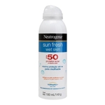 Protetor Solar Neutrogena Sun Fresh Wet Skin Fps 50 180ml