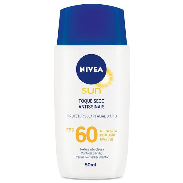 Protetor Solar Nivea Sun Facial Diário Antissinais FPS60
