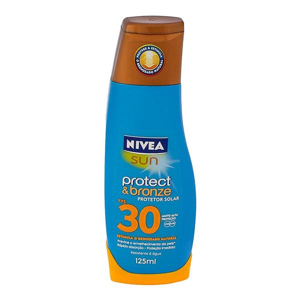 Protetor Solar Nivea Sun Protect Bronze FPS 30 125ml - Nivea