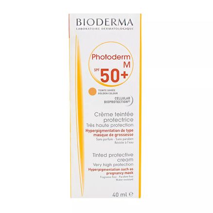 Protetor Solar Photoderm M Tinto Bioderma FPS 50 Creme com Efeito Base 40ml