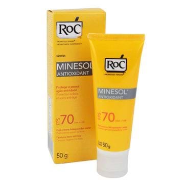 Protetor Solar Roc Minesol Antiox Serum Fps-70 50g