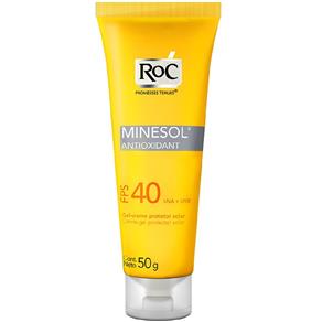 Protetor Solar Roc Minesol Antioxidante Fps 40 - 50G
