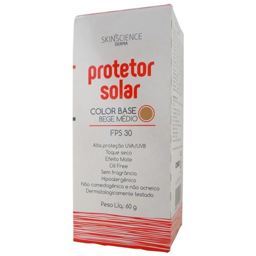 Protetor Solar Skinscience Base Bege Medio Fps 30 - Cimed