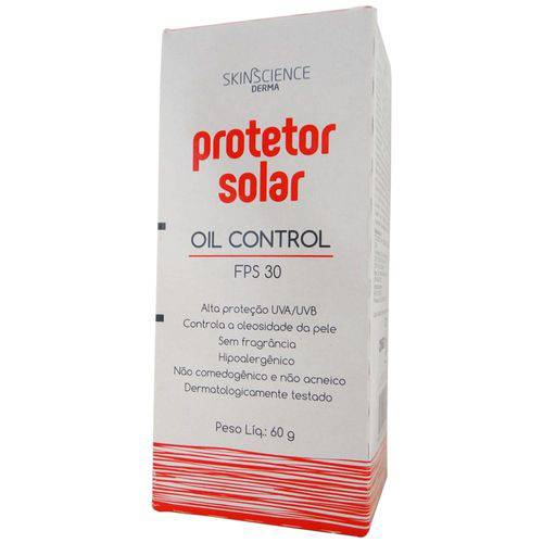 Protetor Solar Skinscience Oil Control Fps 30 - 60gr
