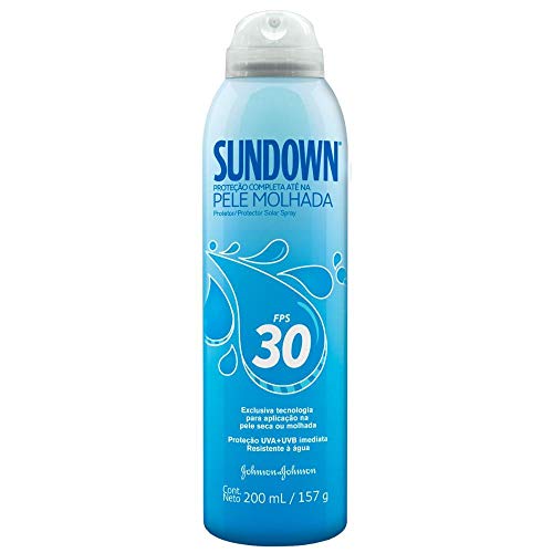 Protetor Solar Spray Pele Molhada Fps 30, Sundown