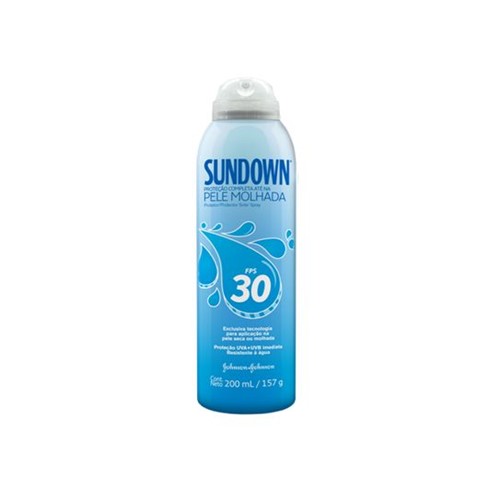 Protetor Solar Sundown Fps30 Pele Molhada Spray 200ml