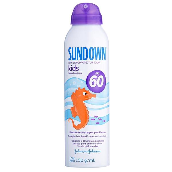 Protetor Solar Sundown Kids FPS 60 Spray 150ml