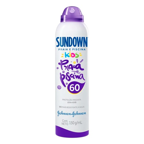 Protetor Solar Sundown Kids Praia e Piscina FPS 60 Spray 150g