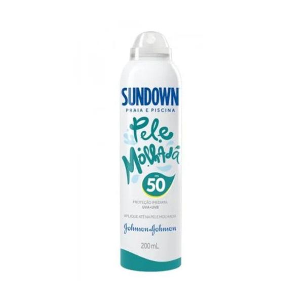 Protetor Solar Sundown P Molhada Spray Fps50 200ml - Johnson & Johnson