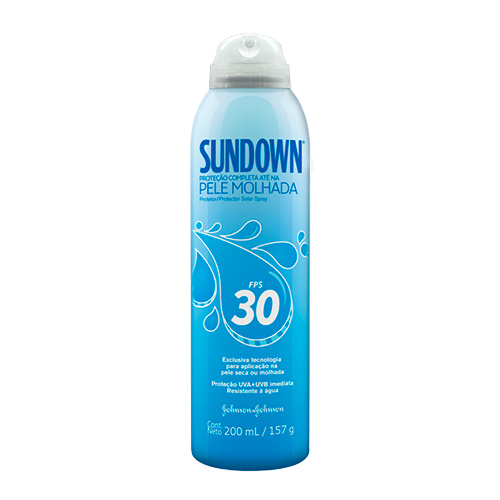 Protetor Solar Sundown Pele Molhada Spray FPS30