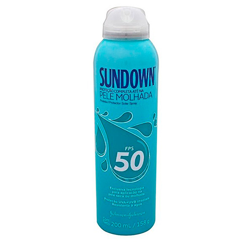 Protetor Solar Sundown Pele Molhada Spray FPS50