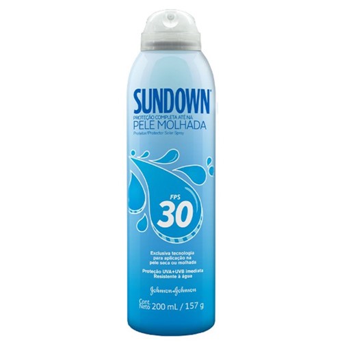 Protetor Solar Sundown Spray Pele Molhada Fps 30 200ml