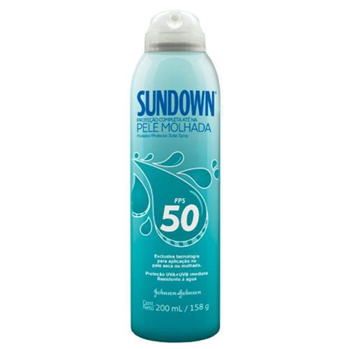 Protetor Solar Sundown Spray Pele Molhada Fps 50 200ml