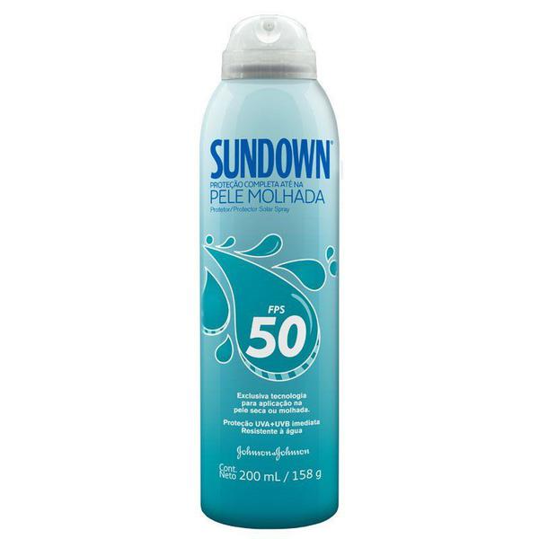 Protetor Solar Sundown Spray Pele Molhada FPS 50 200ml