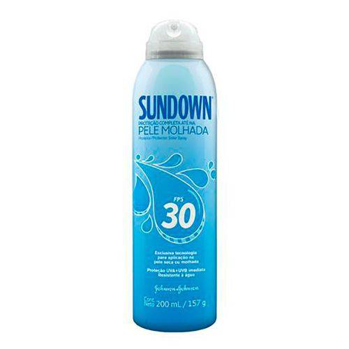 Tudo sobre 'Protetor Solar Sundown Spray Pele Molhada Fps30'