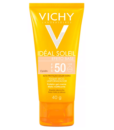Protetor Solar Vichy Ideal Soleil Efeito Base FPS 50 40g - 001 Clara