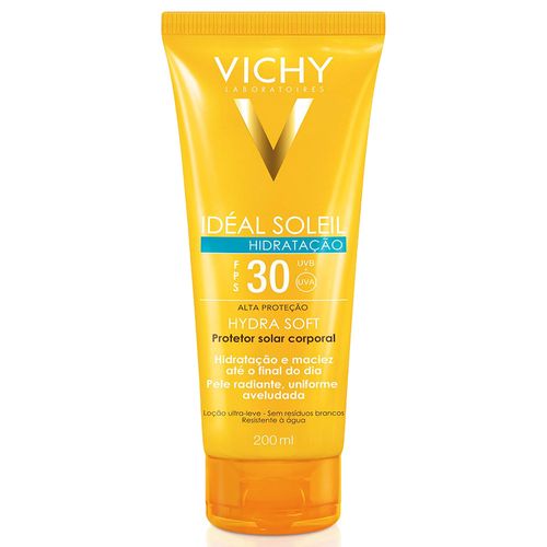 Protetor Solar Vichy Idéal Soleil Hydra Soft FPS 30 200ml