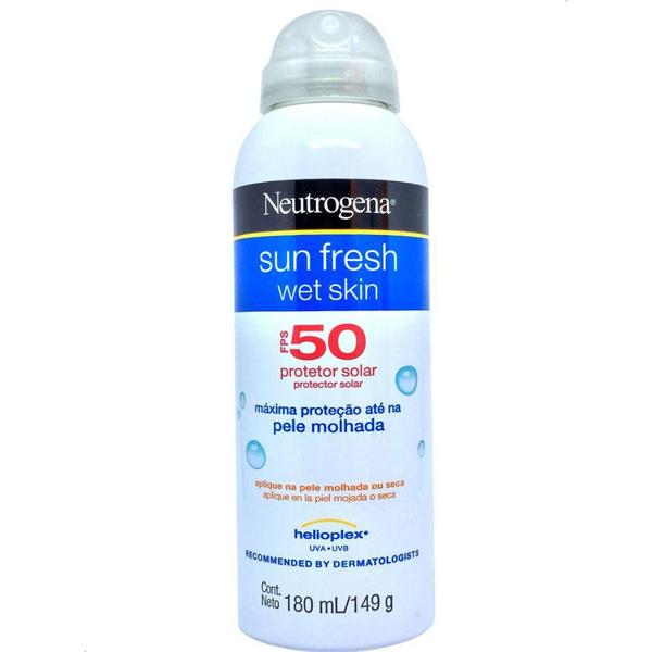 Protetor Solar Wet Skin Neutrogena Sun Fresh Fps 50 180ml