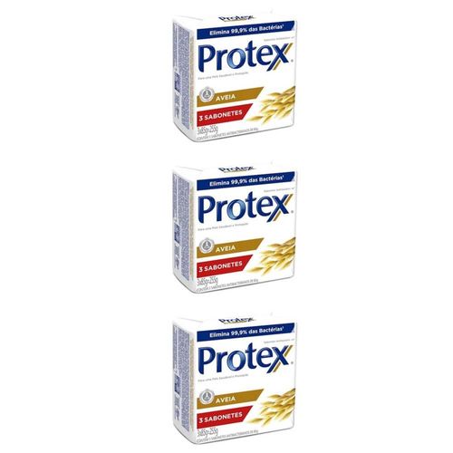 Protex Aveia Sabonete 3x85g (kit C/03)