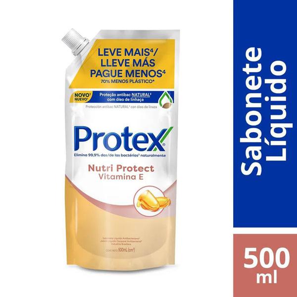 Protex Nutri Protect Vitamina e Sabonete P/Mãos Refil 500mL