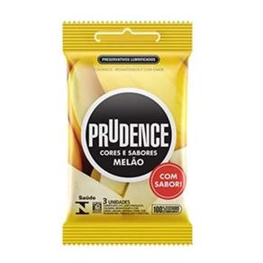 Prudence Aroma & Sabor Melão Preservativos com 3