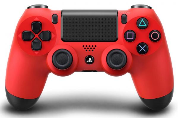 PS4 - Controle Sem Fio Dualshock 4 Vermelho - Sony