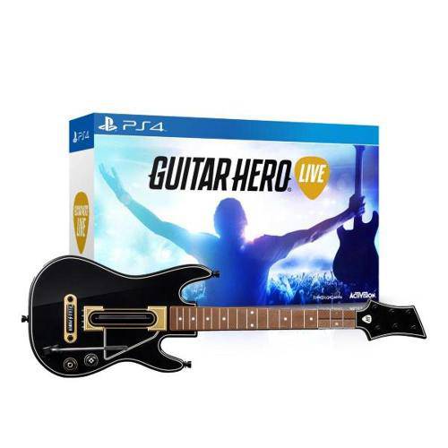 Ps4 - Guitar Hero Live Bundle com Guitarra